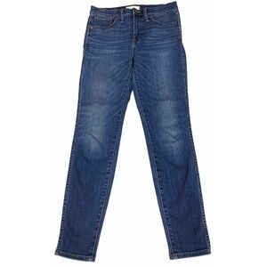Madewell Womens Size 28 Blue Denim 10'' High Rise Skinny Jeans Ladies